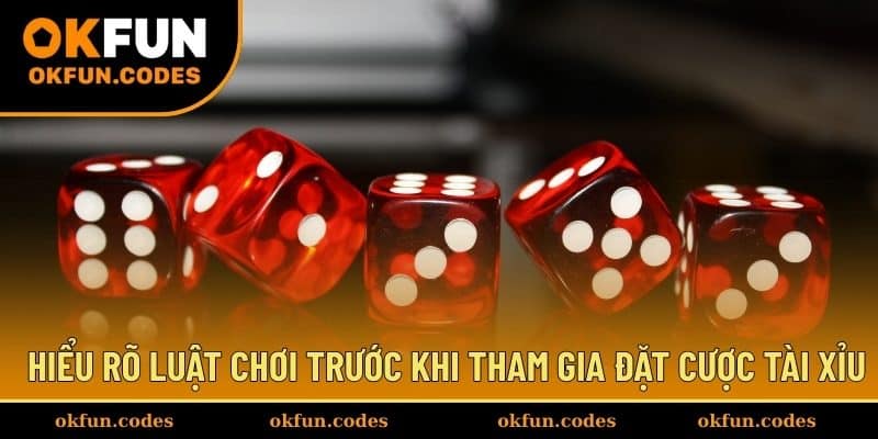 Hiểu rõ luật chơi trước khi tham gia đặt cược tài xỉu